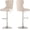 Beige-silver, variant on Westice Velvet Swivel Bar Stools Set of 4 with Tufted Back & Gold Base, Beige