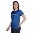 thumbnail image 4 of Inkmeso Vaccinated Pro Vaccine Crew Neck Tee Shirt Cotton T-shirt For Womens, 4 of 9