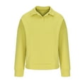 thumbnail image 4 of Timegard Sweatshirts pour Femmes Col Montant Manches Longues Ample Confortable Pull Tops Automne Hiver Mode, 4 of 6