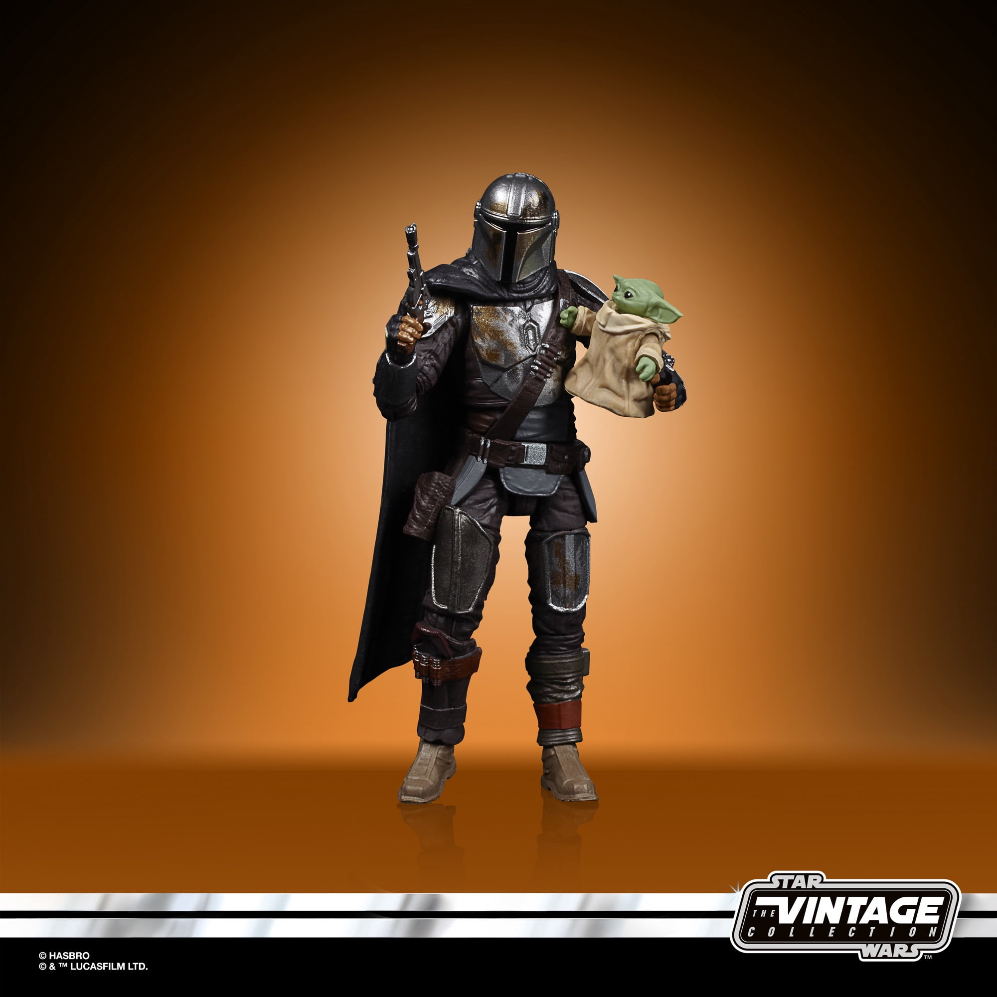 Star Wars The Mandalorian: The Vintage Collection Din Djarin Kids Toy Action Figure for Boys and Girls (9”)