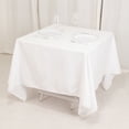 thumbnail image 5 of Efavormart White Cotton Blend Square Tablecloth - 70"x70", 5 of 10