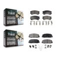 thumbnail image 1 of TEC Front Rear Ceramic Brake Pads Kit for Car 2003-2005 Mazda 6 KTC-100498, 1 of 10