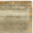 thumbnail image 3 of SAFAVIEH Tibetan Calista Solid Bordered Wool Area Rug, Sage/Green, 6' x 9', 3 of 3