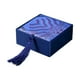 thumbnail image 1 of Caja de regalo de tela de joyería con borlas cuadradas de estilo chino, cajas para hombres, embalaje de collar, adorno de almacenamiento de Ropa, zapatos y accesorios Miscelánea Azul oscuro 10*10*4cm Minnieouse AP017912-04, 1 of 6