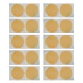 Eease 20 Pairs of Men Nipples Patches Skinfriendly Nipples Stickers Disposable Nipples Covers