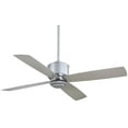 thumbnail image 6 of 4 Blade Ceiling Fan With Light Kit-18 Inches Tall And 52 Inches Wide-Smoked Iron Finish Minka Aire Fans F734l-Si, 6 of 6
