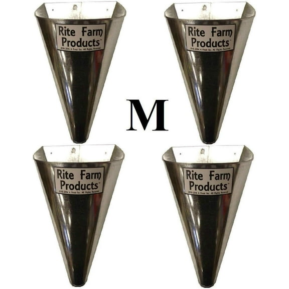 4 PACK-MEDIUM- RESTRAINING KILLING KILL PROCESSING CONES FOR POULTRY CHICKEN FOWL