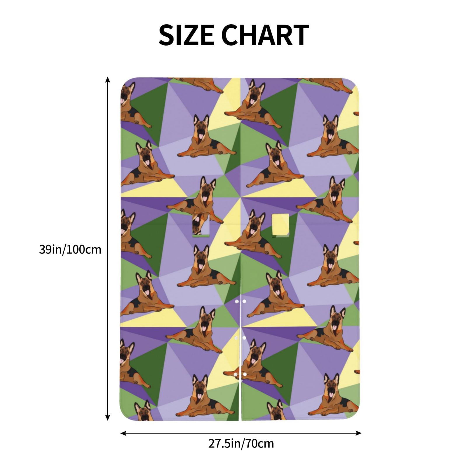 Naloa German Shepherd Dog Baby Car Seat Cover, Breathable Baby Carrier Cover, Multiuse Baby Carrier Cover & Nursing Breastfeeding Cover
