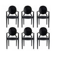 thumbnail image 1 of Chaise à accoudoirs en plastique Heavenly Collection pour salle à manger, 1 of 9
