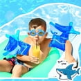 thumbnail image 5 of Cyninesm Arm Floaties for Kids Unicorn Swim Arm Bands with Swimming Goggles Set Swim Trainer Floaties for Girls and Boys, 5 of 7