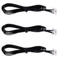 thumbnail image 1 of 3X RJ11 6P4C Cuerda Cable de Telefono Modem ADSL 1 Metro, 1 of 5