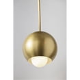 thumbnail image 3 of Modern Two Light Chandelier-Aged Brass Black Finish Bailey Street Home 735-Bel-3371004, 3 of 6
