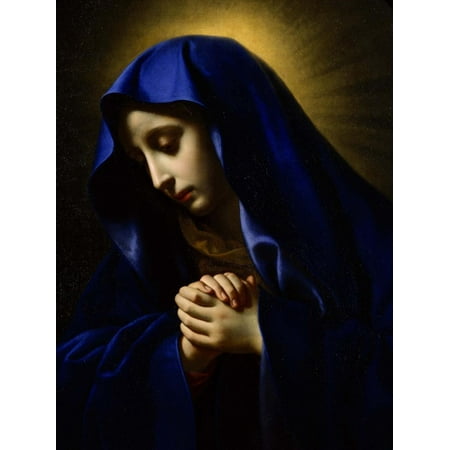 Italian Baroque Sculpture - Mater Dolorosa, C. 1655 Italian Baroque Virgin Mary Painting Print Wall Art By Carlo Dolci