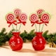 thumbnail image 5 of Llavero de piruleta | Llavero de caramelo con carita sonriente | Peluche de tela de terciopelo | Llavero suave de 12,7 cm para niños, niñas y adolescentes, 5 of 8