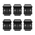 thumbnail image 2 of Flash Furniture Holder LED Solar Wall Mount Lights Outdoor Brown (DNSL1086BR), 2 of 10