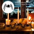 thumbnail image 7 of Halloween Spider Candle Holder, Wrought Metal Spider Shape Candlestick for Indoor Outdoor, Scary Halloween Decorations Metal Craft Spider Candle Stand for Party Mantel Dinner Table Decor, 7 of 7