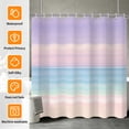 thumbnail image 2 of Tchckioa 36x72 Inch Rainbow Shower Curtain,Waterproof Hooks Bath Curtain Decor for Bathroom, 2 of 6