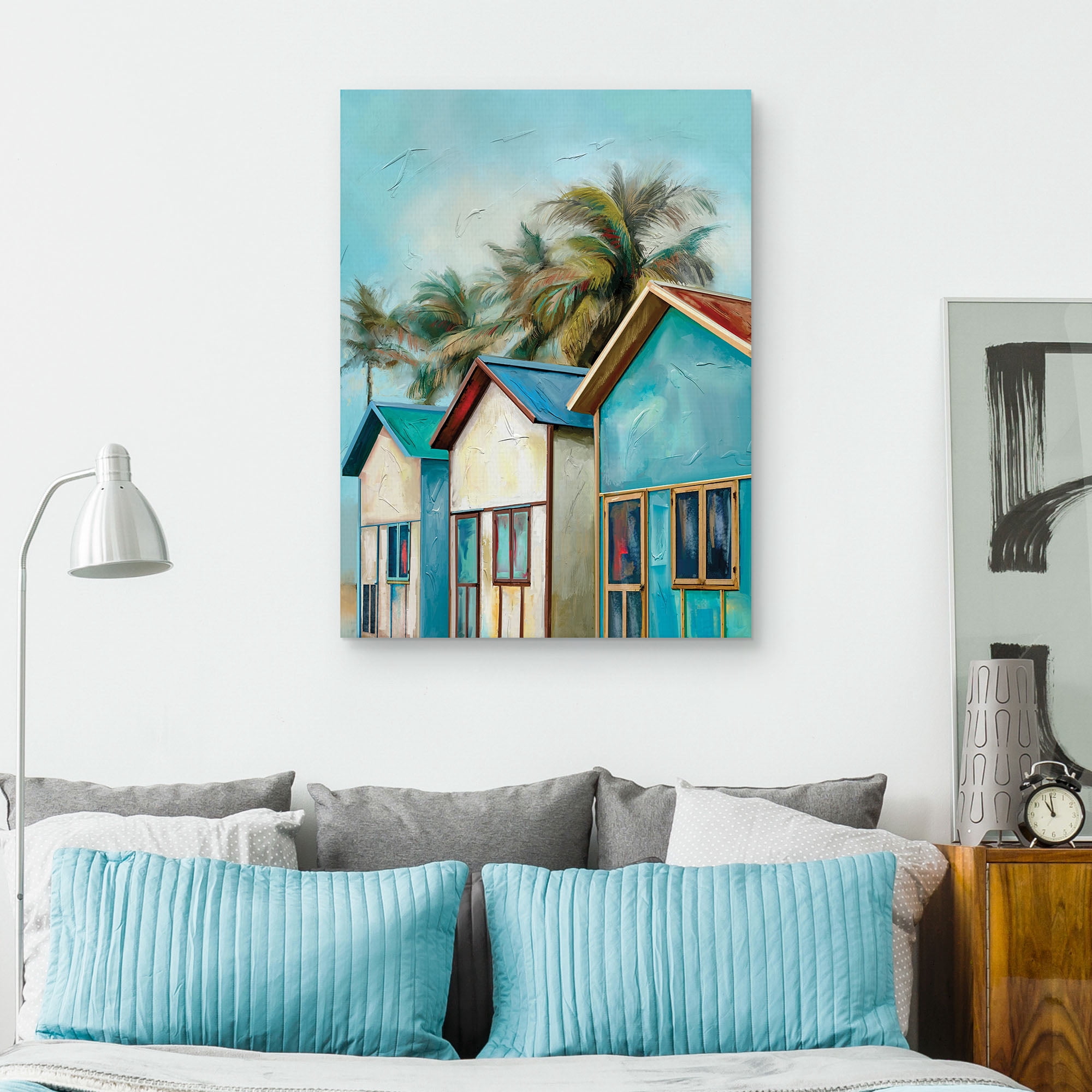 Cabana Trio by Studio Arts Canvas Art Print