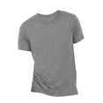 thumbnail image 2 of T-Shirt à Manches Courtes Uni à Col Rond pour Hommes en Toile Triblend, 2 of 2