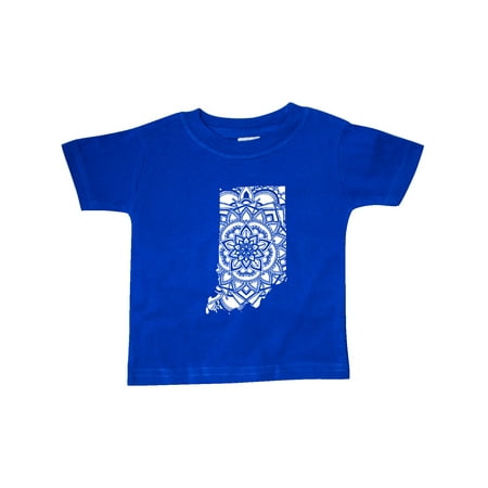 

Inktastic Indiana Silhouette Mandala Gift Baby Boy or Baby Girl T-Shirt