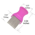 thumbnail image 3 of 4 Pcs Peigne à Cheveux Double Face à Dents Fines, 3 of 4