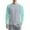 Mint Green, variant on WTOBBY Men's Color Block Raglan Long Sleeve T-Shirt Top Casual Contrast Design Shirt for Men in Everyday Fashion and Comfort,Blue L