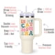 thumbnail image 2 of Vaso para beber momocici, 40 oz, con asa para vaso Cat Mom Era, 2 of 7