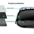 thumbnail image 4 of Lsque Skiing Enthusiast Pattern Laptop Bag – Portable & Slim Single-Shoulder Computer Case with Adjustable Strap, Protective, Lightweight for 13”/14”/15.6” Laptops, 4 of 8