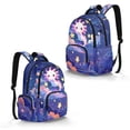 thumbnail image 2 of FKELYI Starry Axolotl Print Kids Backpack Lightweight School Bookbag for Boys Girls Elementary Casual Daypack with Side Pockets for Primary School Backpacks Travel Bag, 2 of 7
