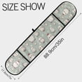 thumbnail image 3 of Dailycode Double Sided Oven Mitt with Loop Heat Resistant Kitchen Long Potholders 7" x 35" Cute White Chicken, 3 of 6