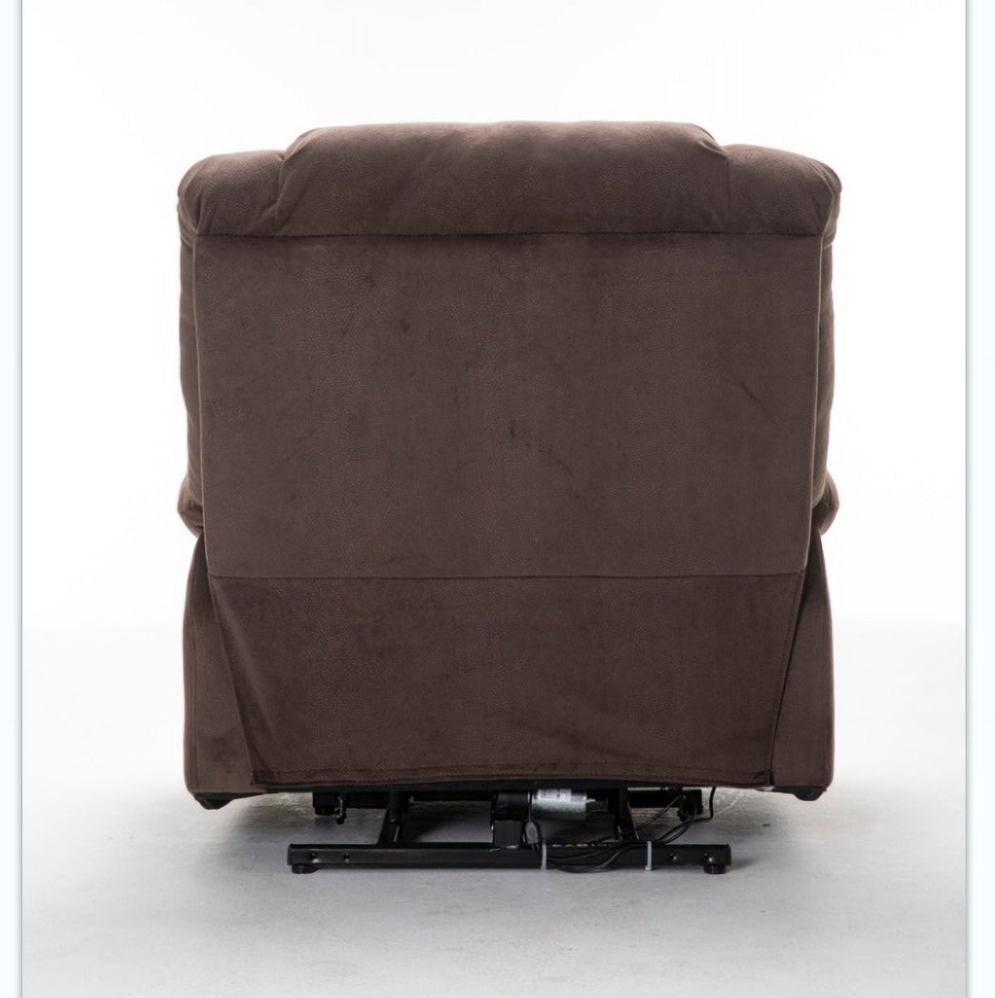 Kadyn Massage Recliner Chair, Fabric Recliner Sofa Home Theater Seating with Lumbar Support, Power Lift Recliner Chair for Living Room, Coffee