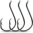 Circle Hooks Saltwater Fishing Hooks, 100pcs Offset Octopus Circle
