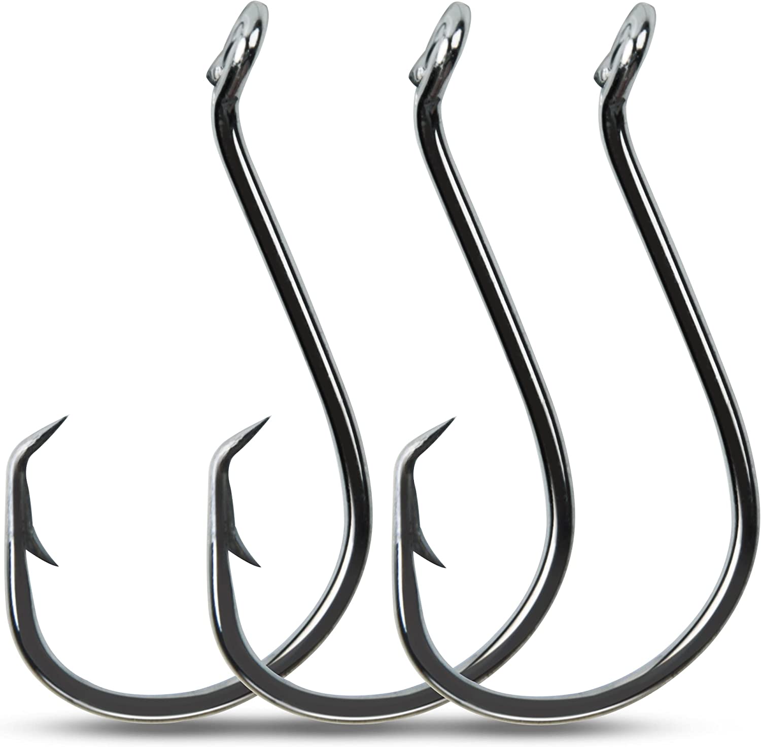 Circle Hooks Saltwater Fishing Hooks 100pcs Offset Octopus Circle 