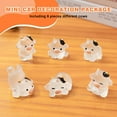 thumbnail image 5 of Cute Cow Car Decorations - Universal Car Door Rear View Mirror Ornament, Transparent Resin Material for Dashboard, Fun Auto Interior Accessories for Christmas Season, 5 of 6