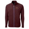 thumbnail image 2 of Men's Cutter & Buck Maroon Arizona State Sun Devils Adapt Eco Knit Hybrid Recycled Full-Zip Jacket, 2 of 3
