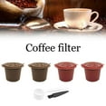 thumbnail image 5 of QHUDLV 4pcs Reusable Coffee Capsule Filters for Nespresso Coffee Machine with Brush Filter Pod Spoon Accessori 4PCS Set Coffee Baskets, 5 of 9