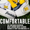 thumbnail image 5 of Franklin Sports Michigan Wolverines Kids Football Receiver Gloves - Youth Official NCAA College Team Football Gloves - Silicone Palm Receiver Gloves for Kids Ages 7 -10 - Youth Small/Extra Small, 5 of 8
