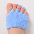 thumbnail image 3 of lionlar Séparateur d'Orteils Absorbant l'Humidité Résistant à la Sueur pour Patients Alités AVC Bleu, 3 of 9