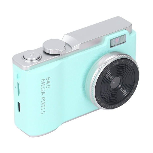 Cámarae Digital de 48MP, Cámara Vlogging 1080p Con Zoom Digital 16x, Cámae Digital de Bolsillo Hd de Doble Lente de 2,4 Pulgadas Con Filtros Multicolors, Cámae Selfie