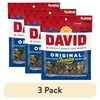 (3 pack) DAVID Jumbo Sunflower Seeds, Original Flavor, Father's Day Baseball Snack for Dad, 16 oz.