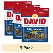 (3 pack) DAVID Jumbo Sunflower Seeds, Original Flavor, Father's Day Baseball Snack for Dad, 16 oz.