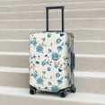 thumbnail image 6 of Fuzoiu Rose Flowers Print Suitcase Cover,Washable Luggage Covers for Suitcase,Elastic Luggage Protector Cover,Scratch Resistant Travel Suitcase Covers-Medium, 6 of 7