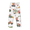 thumbnail image 5 of Xecao Excavator Men's Straight Lounge Pajama Pants: The Ultimate in Comfortable Sleepwear, 5 of 9
