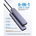 thumbnail image 2 of Hub USB C FORIDA tipo C de 10 Gbps con 4K @60HZ HDMI 100 W PD, 2 of 7