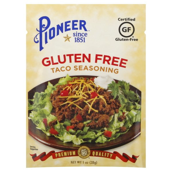 Pioneer Brand Gluten Free Taco Seasoning, 1 oz Packet