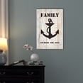 thumbnail image 2 of wall26 - Canvas Wall Art - Family Anchors The Soul Quotes on Wood Style Background - Gallery Wrap Modern Home Art | Ready to Hang - 32x48 inches, 2 of 3