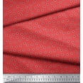thumbnail image 2 of Soimoi Poly Georgette Fabric Cosmos Floral Print Fabric by the Yard 42 Inch Wide, 2 of 3