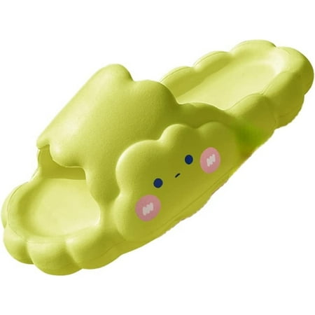 

CoCopeaunt Slippers for Women and Men Shower Bathroom Sandals Open Toe Soft Cushioned Extra Thick Non-Slip Cloud Slipper for Indoor & Outdoor
