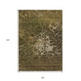 thumbnail image 3 of 8' X 10' Chocolate And Gray Abstract Washable Indoor Outdoor Area Rug, 3 of 5