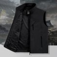 thumbnail image 5 of Men's Lightweight Softshell Vest Windproof Sleeveless Jacket for Travel Hiking Running Golf, 5 of 5